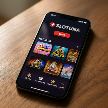 Slotuna - Mobile Casino App - iOS und Android Schweiz